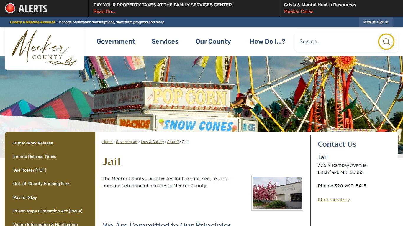 Jail | Meeker County, MN - Official Website